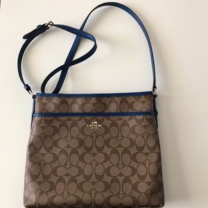 Coach letter crossbody purse